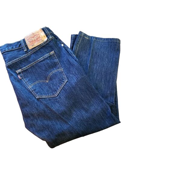 Levis 501XX Jeans Men's Size 39 x 27 Blue Denim Straight Leg Button Fly Western - Picture 2 of 8
